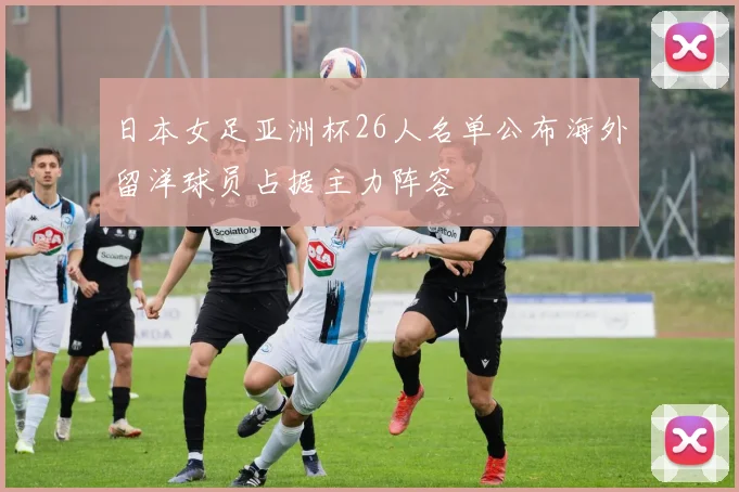 日本女足亚洲杯26人名单公布海外留洋球员占据主力阵容